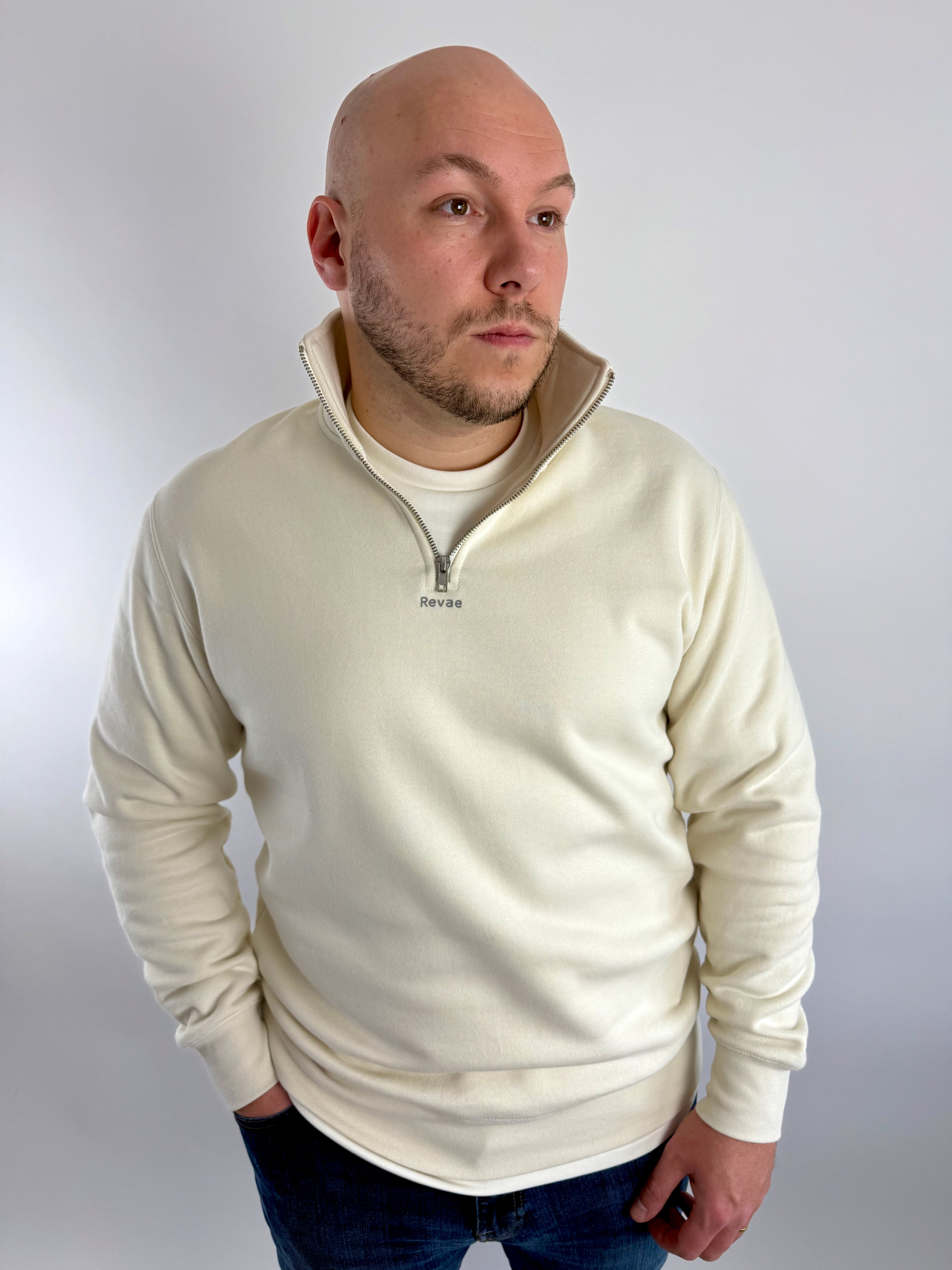 Mens Half Zip Sweatshirt